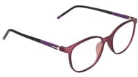 Female Square Spectacle Frames. Matte Purple Color Rim. Size-MEDIUM.