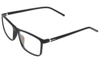 Unisex Rectangular Spectacle Frame. Glossy Black Color Frame. Size-MEDIUM. Unisex Rectangular Spectacle Frame. Glossy Black Color Frame. Size-MEDIUM.