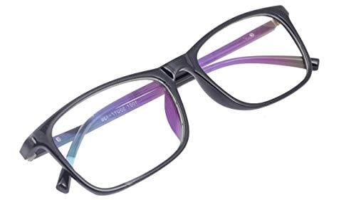 Soigné Unisex Large Rectangular Specs Frame. Glossy Black Soigné Unisex Large Rectangular Specs Frame. Glossy Black