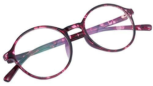 Unisex Round Thin Medium Spectacle Frame. Red & Transparent Frame Unisex Round Thin Medium Spectacle Frame. Red & Transparent Frame