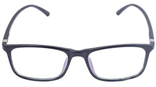 Soigné Unisex Large Rectangular Specs Frame. Glossy Black Soigné Unisex Large Rectangular Specs Frame. Glossy Black
