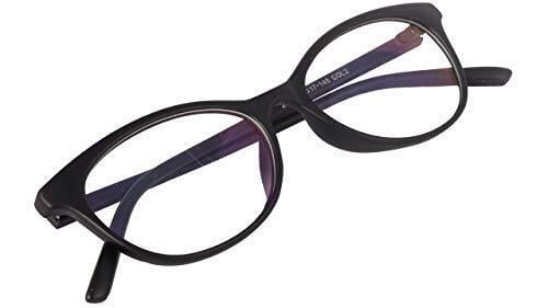 Female Cat Eye Specs Frame. Glossy Black Color Frame. Transparent ARC Lens. Female Cat Eye Specs Frame. Glossy Black Color Frame. Transparent ARC Lens.
