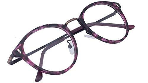 Soigné Unisex Large Round Spectacle. Matte Red & Black Soigné Unisex Large Round Spectacle. Matte Red & Black