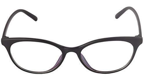 Female Cat Eye Specs Frame. Glossy Black Color Frame. Transparent ARC Lens. Female Cat Eye Specs Frame. Glossy Black Color Frame. Transparent ARC Lens.
