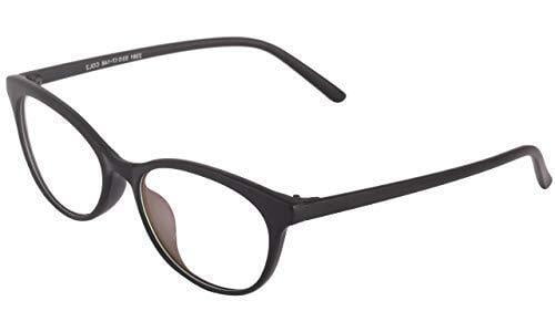 Female Cat Eye Specs Frame. Glossy Black Color Frame. Transparent ARC Lens. Female Cat Eye Specs Frame. Glossy Black Color Frame. Transparent ARC Lens.