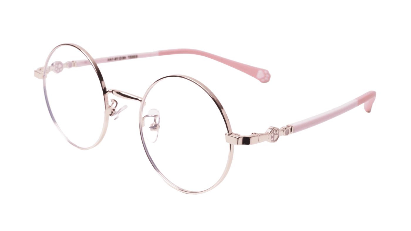 Soigné Kids Small Round Spectacle Frame.Pink&Gold.(4-9)Y-Girl Soigné Kids Small Round Spectacle Frame.Pink&Gold.(4-9)Y-Girl