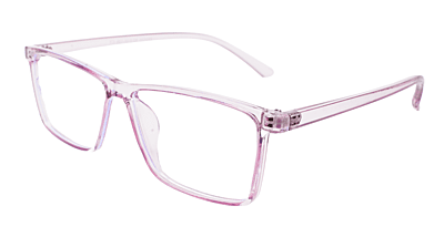 Soigné Female Rectangular Spectacle Frame.Light Purple-Large