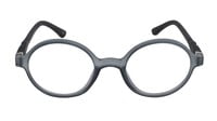 Baby Boys Round Spectacle Frame. Matte Grey Color Frame. AGE-(3-8Years)