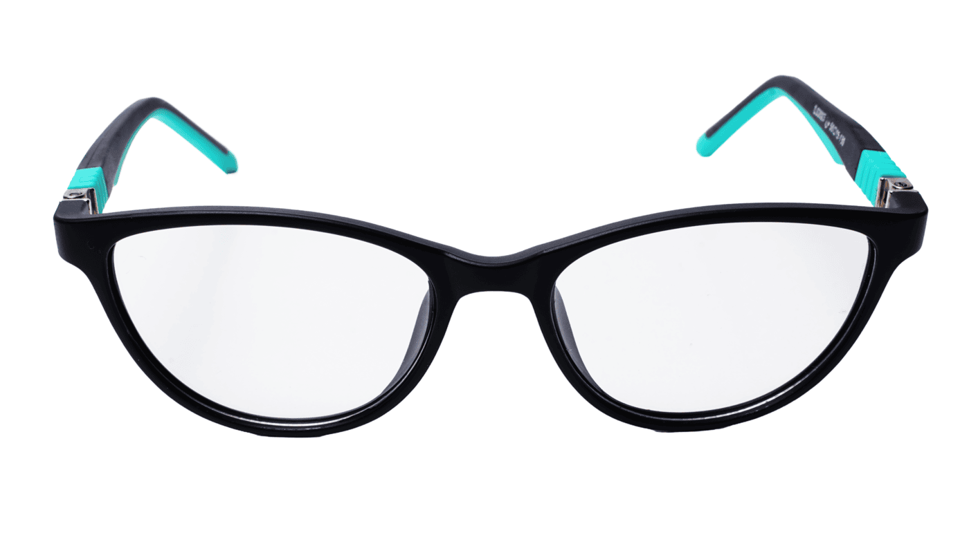 Soigné Kids Small Cateye Spectacle Frame.Black&Green(7-13)Y-Girl Soigné Kids Small Cateye Spectacle Frame.Black&Green(7-13)Y-Girl