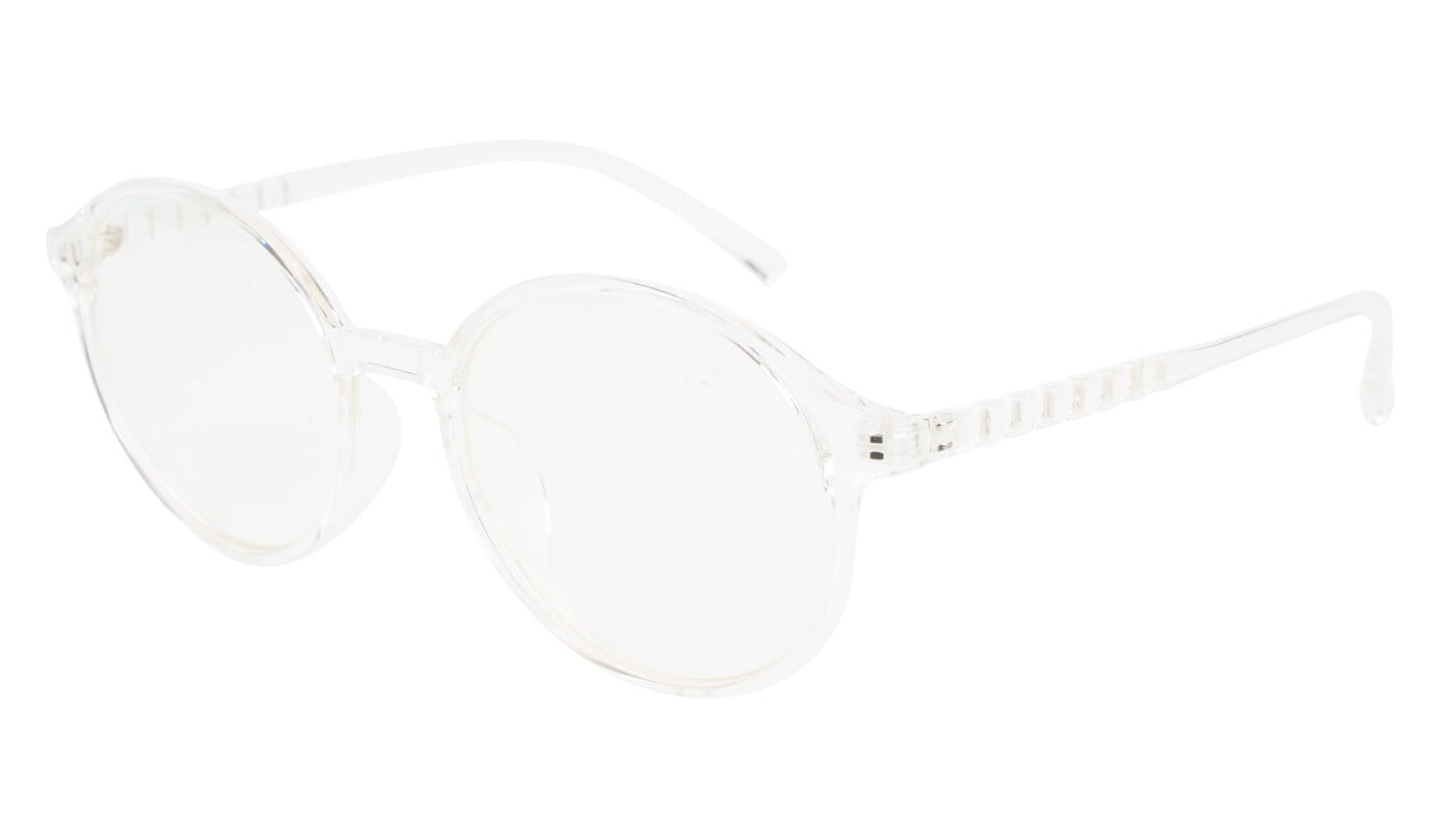 Unisex Oversized Round Specs Frame. Transparent Frame Unisex Oversized Round Specs Frame. Transparent Frame