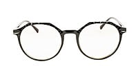 Female Oversized Spectacle Frames. Glossy Black Frame