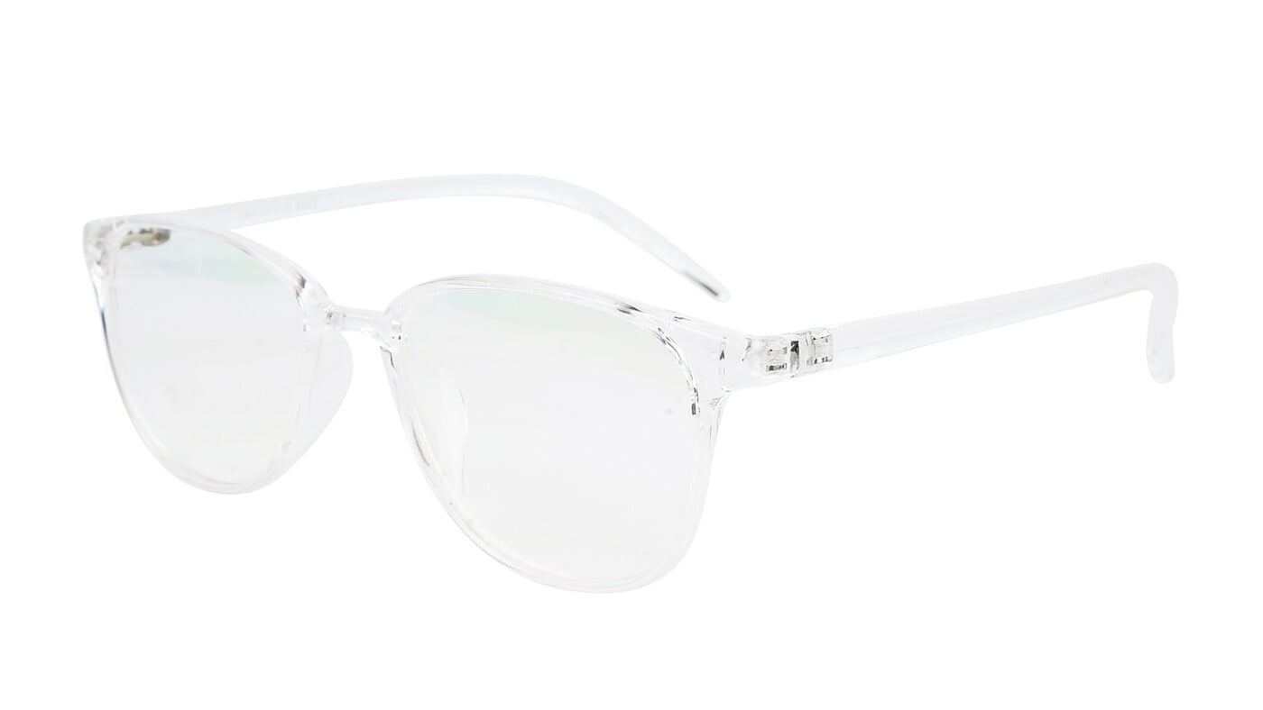 Unisex Large Rectangular Spectacle Frame. Transparent Frame Unisex Large Rectangular Spectacle Frame. Transparent Frame