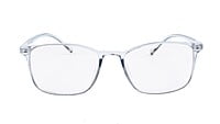 Unisex Large Rectangular Spectacle Frame. Light Grey Frame