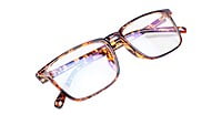 Unisex Full Rimmed Large Rectangular Spectacle Frame. Leopard Frame