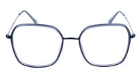 Unisex Oversized Spectacle Frame. Black & Grey Color Composite Frame
