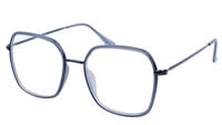 Unisex Oversized Spectacle Frame. Black & Grey Color Composite Frame Unisex Oversized Spectacle Frame. Black & Grey Color Composite Frame