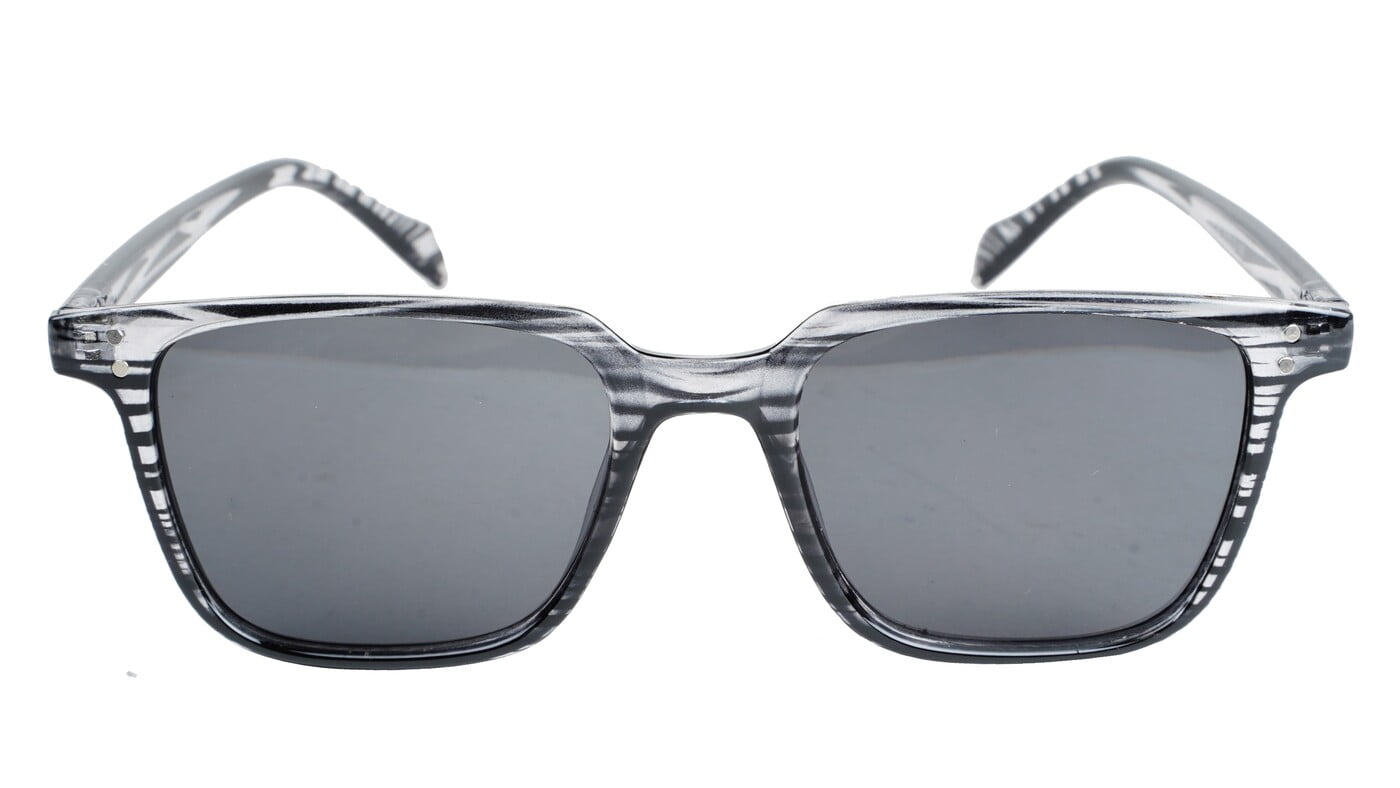 Unisex Medium Square Sunglasses. Black & Transparent Frame. Unisex Medium Square Sunglasses. Black & Transparent Frame.