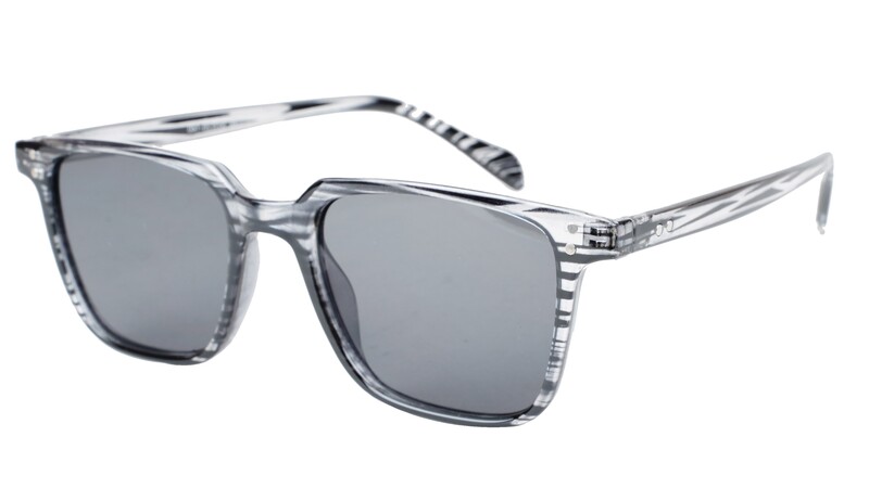 Unisex Medium Square Sunglasses. Black & Transparent Frame. Unisex Medium Square Sunglasses. Black & Transparent Frame.