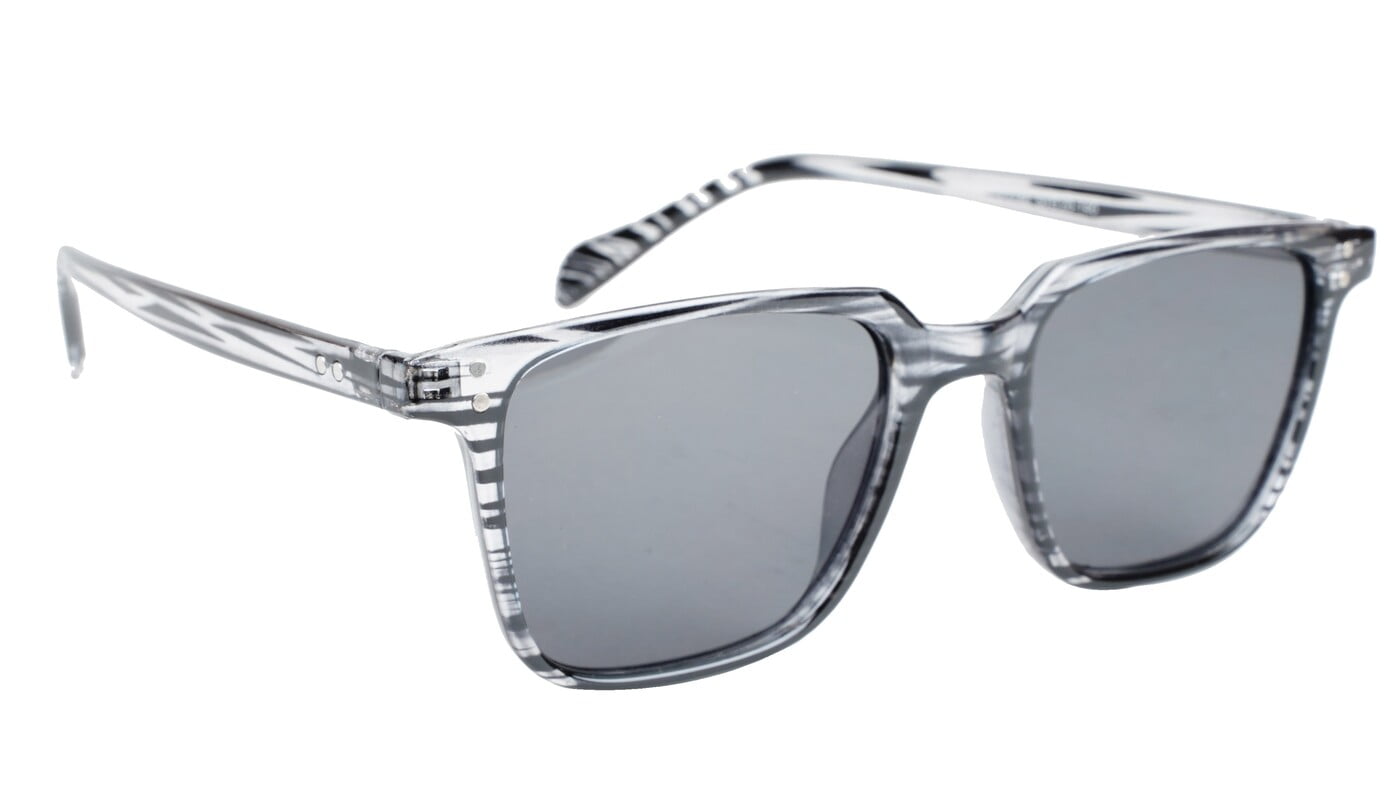 Unisex Medium Square Sunglasses. Black & Transparent Frame. Unisex Medium Square Sunglasses. Black & Transparent Frame.