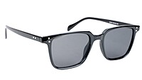 Unisex Medium Square Sunglasses. Black Color Frame.