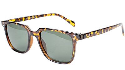 Unisex Medium Square Sunglasses. Tortoise Print Frame.