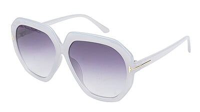 Female Oversized Sunglasses. Grey Color Frame.