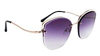 Female Oversize Sunglasses. See Through Brown Lens