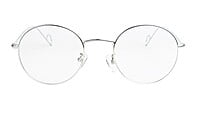 Unisex Round Spectacle Frame For Kids & Teens. Silver Frame. Age-(12-15Yr)