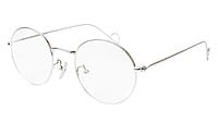 Unisex Round Spectacle Frame For Kids & Teens. Silver Frame. Age-(12-15Yr)