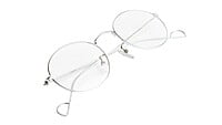 Unisex Round Spectacle Frame For Kids & Teens. Silver Frame. Age-(12-15Yr)