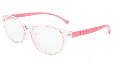 Rectangular Spectacle Frame For Girl Child. Pink Frame. Age-10-15Year