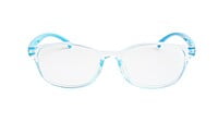 Unisex Oval Spectacle Frame For Kids. Blue Frame. Age-10-15Year