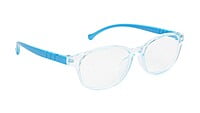 Unisex Oval Spectacle Frame For Kids. Blue Frame. Age-10-15Year