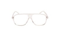 Soigné Unisex Aviator Spectacle Frame. Transparent Frame