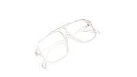 Soigné Unisex Aviator Spectacle Frame. Transparent Frame