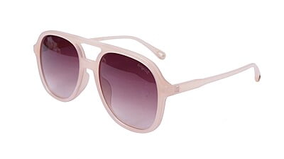 Soigné Female Aviator Sunglasses.Light Pink