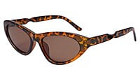 Soigné Female Large Cat Eye Sunglasses.Leopard Print