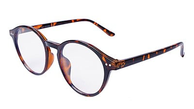 Soigné Unisex Medium Round Spectacle Frame.Leopard Print Frame