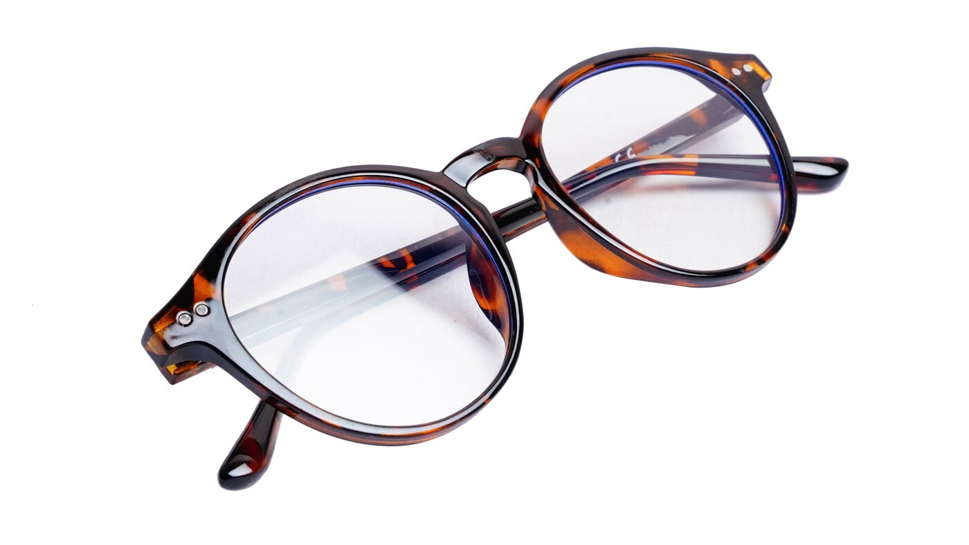Soigné Unisex Medium Round Spectacle Frame.Leopard Print Frame Soigné Unisex Medium Round Spectacle Frame.Leopard Print Frame