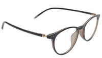 Unisex Round Spectacle Frame. Black &Brown Color Frame. Size-MEDIUM.