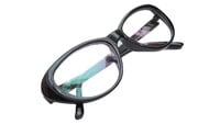 Cateye Spectacle Frame For Girl Kids. Glossy Black Frame. Size-SMALL.AGE-(3-8Years).