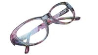 Cat Eye Spectacle Frame For Baby Girl. Multi Color Frame. AGE-(3-8Years).