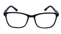 Unisex Rectangular Spectacle Frame For Kids. Glossy Black Frame. AGE-(3-8Years).