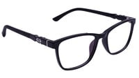 Unisex Rectangular Spectacle Frame For Kids. Glossy Black Frame. AGE-(3-8Years).