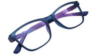 Unisex Rectangular Spectacle Frame For Kids. Dark Blue Frame. Size-SMALL.AGE-(3-8Years).