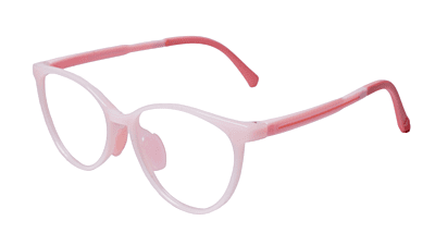 Soigné Kids Small Cateye Spectacle Frame.Light Pink(7-12)Y-Girl