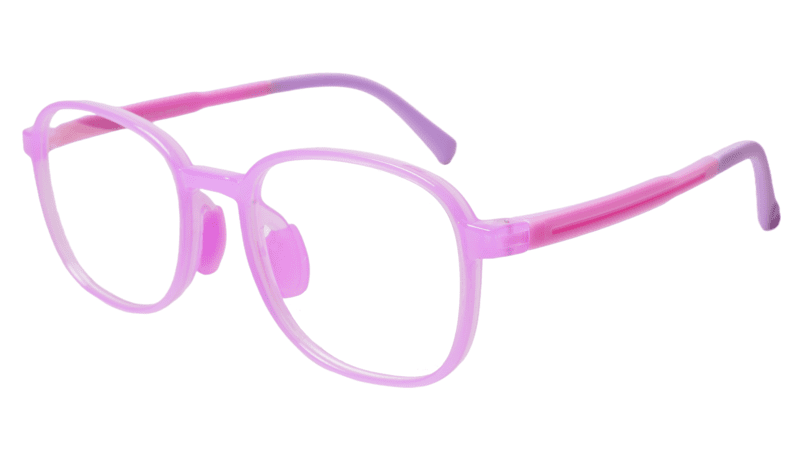 Soigné Kids Small Square Spectacle Frame.Dark Pink(7-12)Y-Girl Soigné Kids Small Square Spectacle Frame.Dark Pink(7-12)Y-Girl