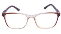 Rectangular Spectacle Frame For Baby Boys. See Through Brown Color Rim. AGE Group-(3-8Years).