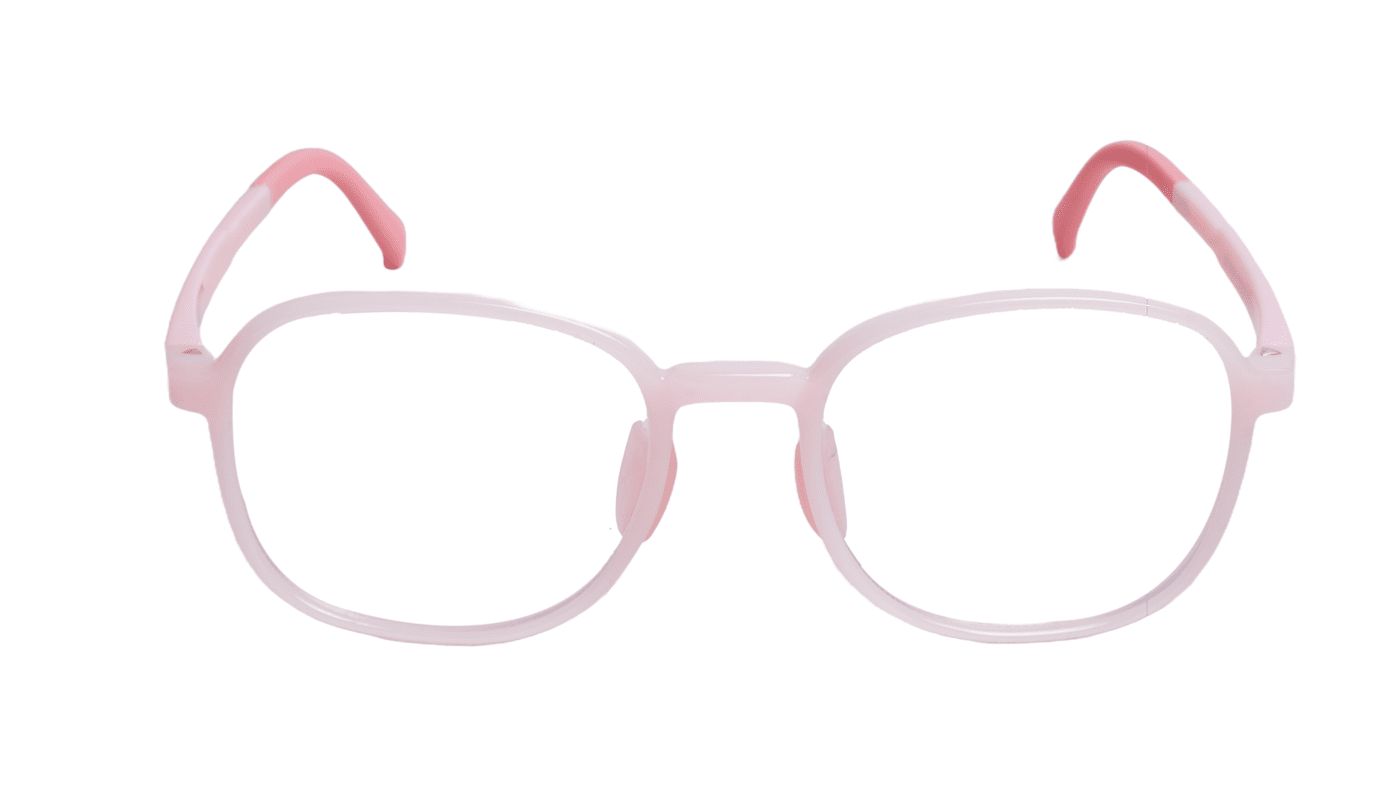 Soigné Kids Small Square Spectacle Frame.Light Pink(7-12)Y-Girl Soigné Kids Small Square Spectacle Frame.Light Pink(7-12)Y-Girl