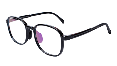 Soigné Kids Square Spectacle Frame.Black(7-13)Y-Unisex